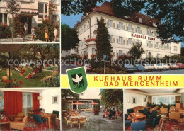 72501648 Bad Mergentheim Kurhaus Rumm Und Haus Gertrud Liegewiese Bad Mergenthei - Bad Mergentheim