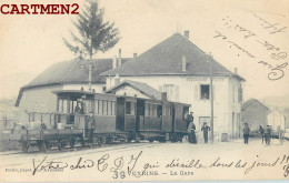 VEYRINS LA GARE TRAIN LOCOMOTIVE TRAMWAY 38 ISERE - Other & Unclassified