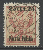 Pologne - Poland - Polen 1918 Y&T N°3 - Michel N°4 (o) - 25fs10g Aigle National - Ungebraucht