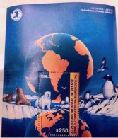 CHILI 1990 Et 1996 2 Bloc Neuf Antartic Wild Life Of Chile - Unused Stamps