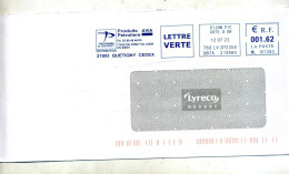 Lettre  Flamme Ema Dijon Produit Petrolier Avia - EMA (Print Machine)