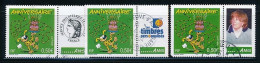 France 2003 - 3569A+Aa Trois Timbres Anniversaire Marsupilami  Personnalisés - Oblitéré - Used Stamps