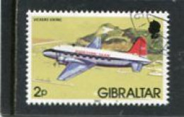 GIBRALTAR - 1982  2p  AVIATION  FINE USED - Gibilterra