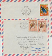 FT 09 . Affranchissement . 2 Enveloppes . Archipel Des Comores . - Comores (1975-...)