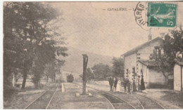EN 1900...CAVALIERE  ( La Gare ) - Autres & Non Classés