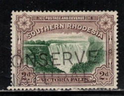 SOUTHERN RHODESIA Scott # 31 Used - Victoria Falls - Zuid-Rhodesië (...-1964)