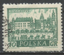 Pologne - Poland - Polen 1960 Y&T N°1053 - Michel N°1189 (o) - 10g Cracovie - Used Stamps