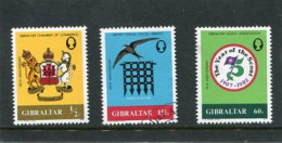 GIBRALTAR - 1982  ANNIVERSARIES  SET  FINE USED - Gibilterra