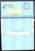 United Nations Protection Force 21 Sep 1993 Aérogramme  Air Letter Envoyé De SP 71076 00886 Armées écrit à Kakanj - UNO