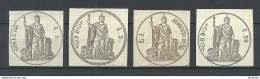 ITALY - 4 Paper Stamps Tax Taxe Revenues, 4 Pcs - Fiscali