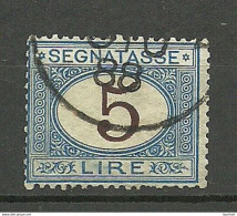 ITALIA ITALIEN ITALY 1874 Postage Due Tax Portomarke Segnatasse Michel 13 O - Taxe