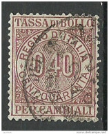 ITALIA ITALY Revenue Tax Fiscal Tassa Di Bollo Per Cambiali 0,40 O - Revenue Stamps