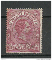 ITALIA ITALY O 1885 Revenue Tax Fiscal Pacchi Postali Michel 3 Packet Stamp  O - Revenue Stamps
