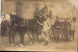 Gendarmerie Coloniale, Gendarmes, Fourgon, Attelage, Parti Sur Le Front, Salonique à Bord Du Lutetia, 1916 - War 1914-18