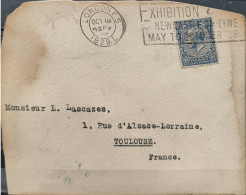 Cover England To France Ref14 - Briefe U. Dokumente