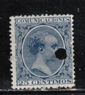 SPAIN Scott # 263 Unused NO GUM - With Security Punch - Neufs