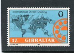GIBRALTAR - 1982  17p DIRECT DIALLING  MINT - Gibilterra