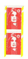 Briat TVP Rouge De Roulette YT 2819d En Paire Avec Phospho à Cheval.  Rare, Voir Scan. Cote YT > 24 €. - Unused Stamps
