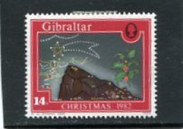 GIBRALTAR - 1982  14p  CHRISTMAS  MINT - Gibilterra