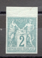 France  Numéro 62a Bdf Signé Calve Et Scheller Et Certificat Brun - 1876-1878 Sage (Typ I)