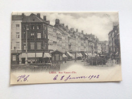 Carte Postale Ancienne (1902) Liège Rue Vinave D’Île - Liege