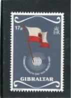 GIBRALTAR - 1983  17p  COMMONWEALTH DAY  MINT - Gibilterra