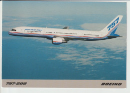 Vintage Pc Boeing 757- 200 Jetliner Aircraft In Company Colours - 1946-....: Era Moderna