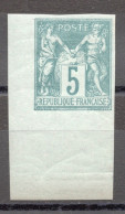 France  Numéro 64a  N** Cdd  Signé Scheller TTB - 1876-1878 Sage (Tipo I)