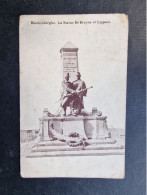 CP BELGIQUE BELGIE (M2408) BLANKENBERGE BLANKENBERGHE (2 Vues) La Statue De De Bruyne Et Lippens - Blankenberge