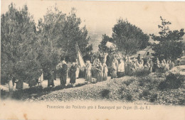 13 // ORGON  Procession Des Penitents Gris à Beauregard - Other & Unclassified