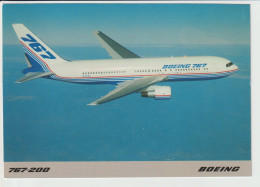 Vintage Pc Boeing 767- 200 Jetliner Aircraft In Company Colours - 1946-....: Era Moderna