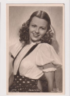 Sexy Actress Movie Star HILDE KRAHL, Vintage German Film.Foto.Verlag A3719/1 Photo Postcard RPPc AK (142) - Actors