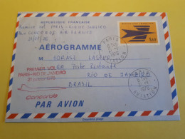 PREMIERE LIAISON AERIENNE PARIS RIO DE JANEIRO CONCORDE 1976 - Other & Unclassified