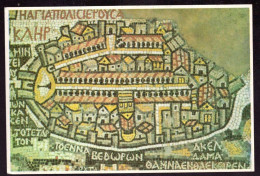 AK 212386 JORDAN - Mosaic Map Photo At Orthodox Church Of St. George - Giordania
