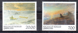 Groenlandia Serie Nº Yvert 316/17 ** PINTURA (PICTURE) - Unused Stamps