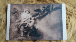 CPA ART TABLEAU P P RUBENS 1577 1640 JUNON ALLAITANT HERCULE MUSEE DE BRUXELLES - Pintura & Cuadros