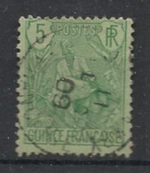 GUINEE - 1904 - N°YT. 21 - Berger Pulas 5c Vert - Oblitéré / Used - Usados