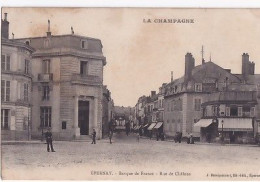 EPERNAY               BANQUE DE FRANCE. RUE DE CHALONS    + CACHET  HOPITAL TEMPORAIRE  BOLAND - Epernay