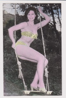 Sexy Italian Actress Movie Star GEORGIA MOLL, Vintage 1960s Tinted Photo Postcard Pin-Up RPPc AK (160) - Actors