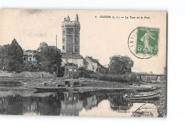 OUDON - La Tour Et Le Port - Très Bon état - Oudon
