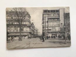 Carte Postale Ancienne (1911) Liège Rue Pont D’Avroy - Luik