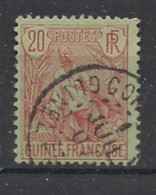 GUINEE - 1904 - N°YT. 24 - Berger Pulas 20c Carmin Sur Vert - Oblitéré / Used - Gebruikt