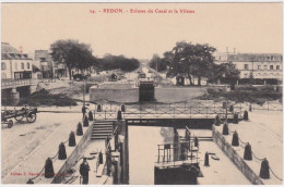 Cn – Cpa REDON – Ecluses Du Canal Et La Vilaine - Redon
