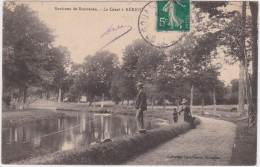 Cn – Cpa Le Canal à KERIOU – Environs De Rostrenen (pécheurs) - Other & Unclassified