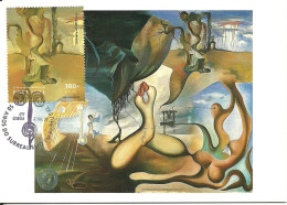 30945 - Carte Maximum - Portugal - 50 Anos Surrealismo - Cadavre Esquis - Fernando De Azevedo - Cartes-maximum (CM)