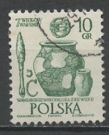 Pologne - Poland - Polen 1965 Y&T N°1450 - Michel N°1598 (o) - 10g Poteries Du XIIIe - Gebruikt
