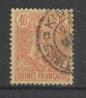 GUINEE - 1904 - N°YT. 27 - Berger Pulas 40c Rouge-orange - Oblitéré / Used - Used Stamps