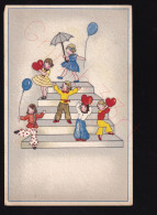Coloprint - Kleurrijke Kinderen - Postkaart - Autres & Non Classés