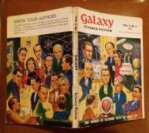 C1 GALAXY Galaxy's Birthday Party 1952 SF Pulp EMSH Sturgeon GALERIE PORTRAITS Port Inclus France - Fanascienza