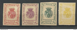 Germany Reich 1887/1888 ESSEN Privater Stadtpost Local Private City Post Imperforated Ungez√§hnt - Correos Privados & Locales